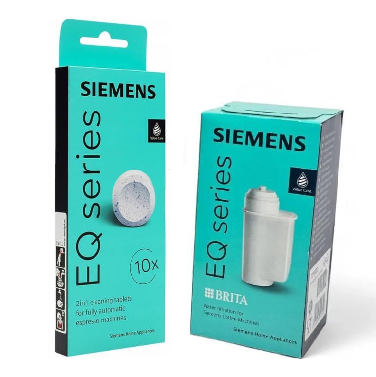 Набор для обслуживания кофеварок Siemens от масел TZ80001A/фильтр Siemens BRITA Intenza