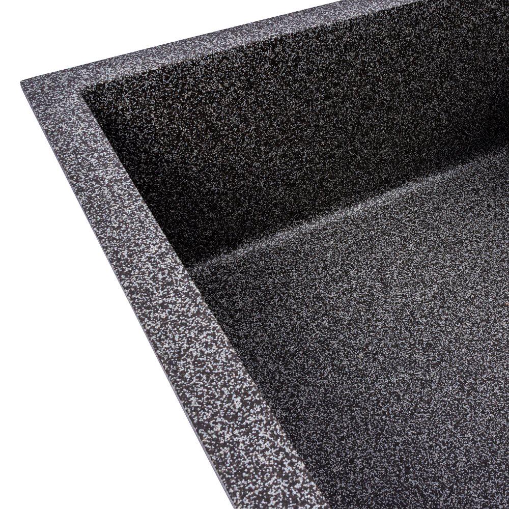 Мийка кухонна гранітна 7950 CALYPSO Valeso/змішувач Q411MB/сифон Графітовий - фото 5 Мийка кухонна гранітна 7950 CALYPSO Valeso/змішувач Q411MB/сифон Графітовий - фото 5