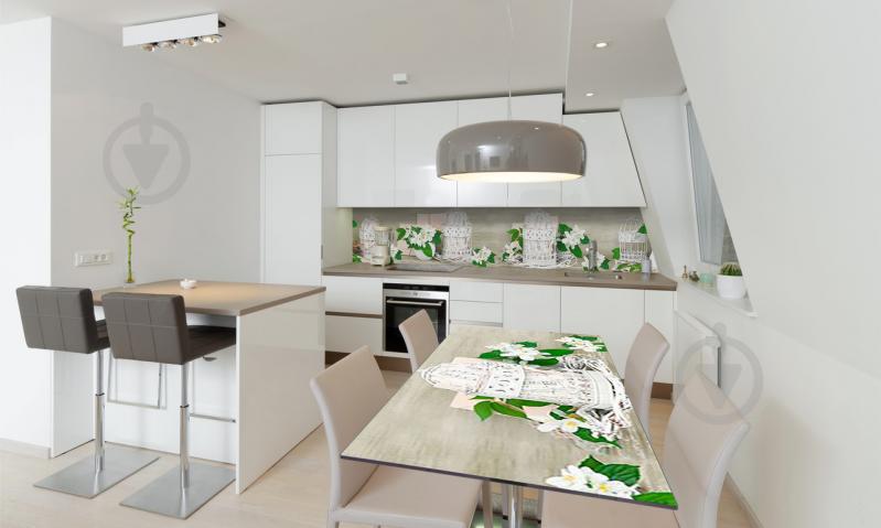 Наклейка виниловая на стол Zatarga «Жасмин» 650х1200 мм Z180879/1st