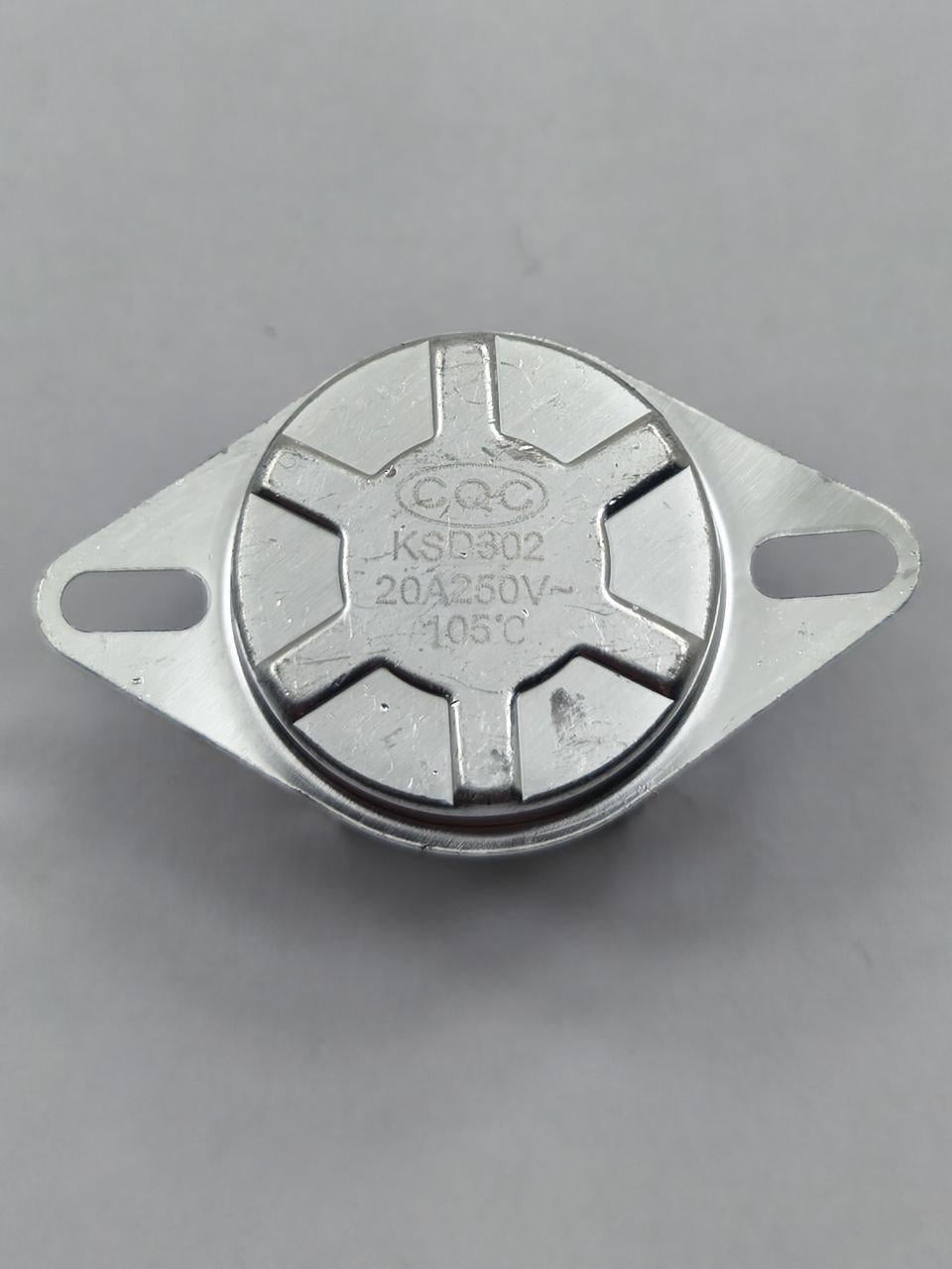 Термостат KSD302X 105° 20A 250V 4pin (33617)