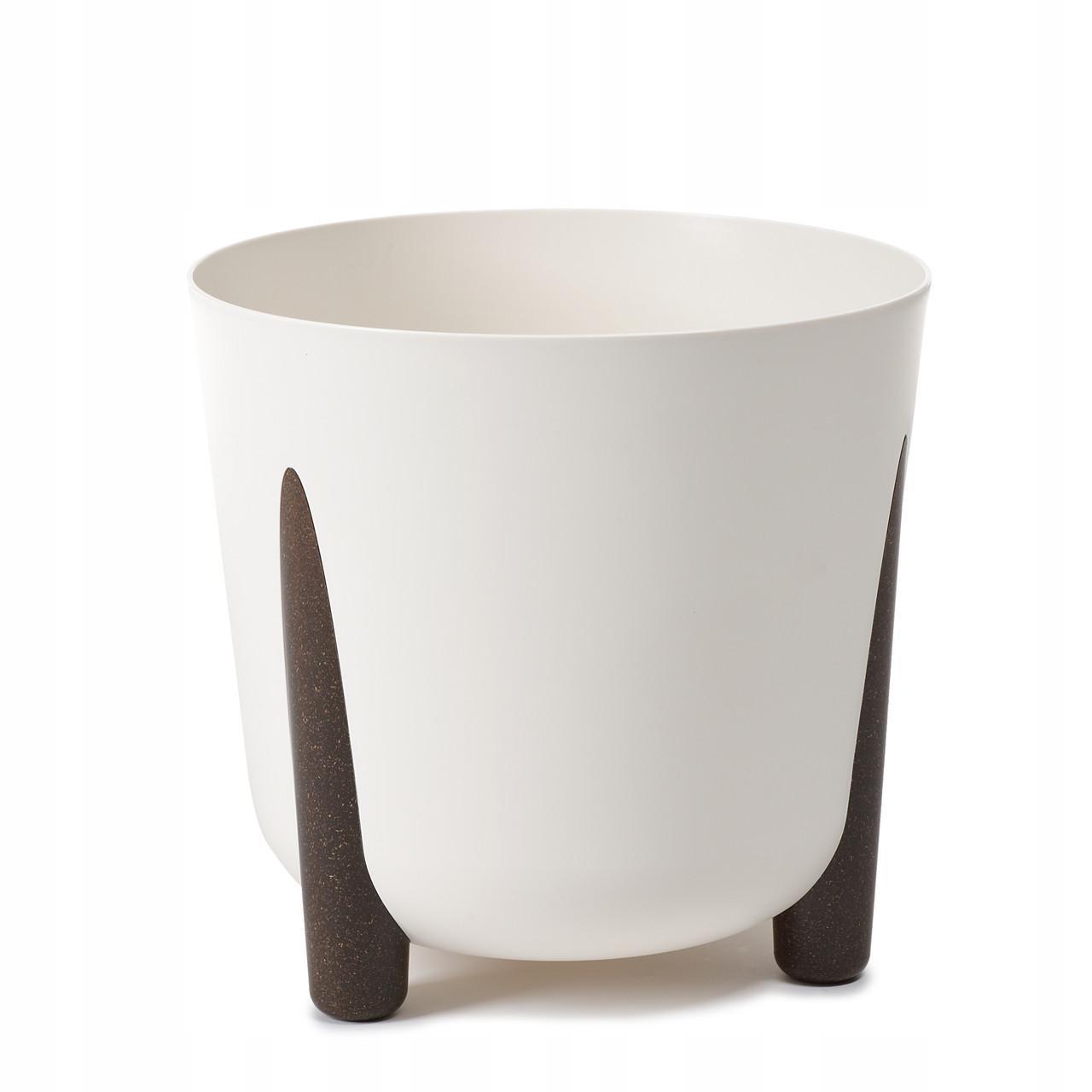 Вазон для цветов Lamela FRIDA 300x300x285 мм Кремовый (25419751868)