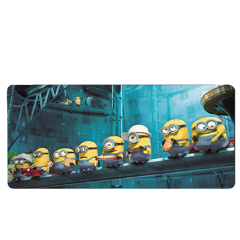 Килимок для мишки тканинний Minions з боковою прошивкою 3 мм 300x800 мм (36158)