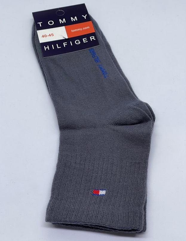 Носки мужские средние Tommy Hilfiger р. 40-45 Серый (38667)