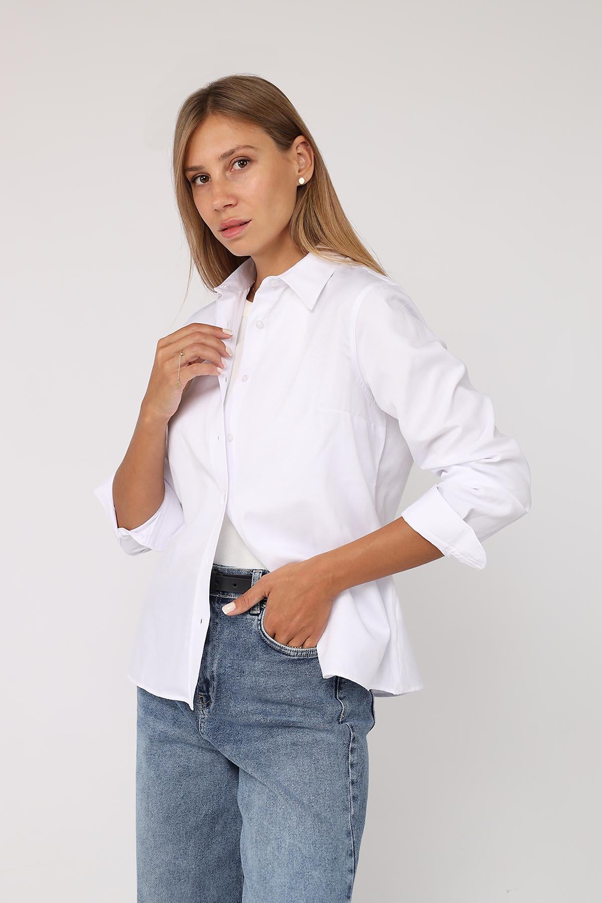 Рубашка женская с длинным рукавом Yuki ЦБ-00242160 р. 42 Белый (35964922) Рубашка женская с длинным рукавом Yuki ЦБ-00242160 р. 42 Белый (35964922)