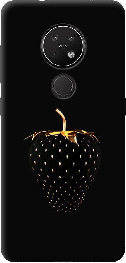 Чохол на Nokia 7.2 Чорна полуниця (3585t-1792-42517)