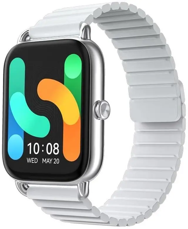 Смарт-часы Haylou RS4 PLUS с магнитным ремешком Silver