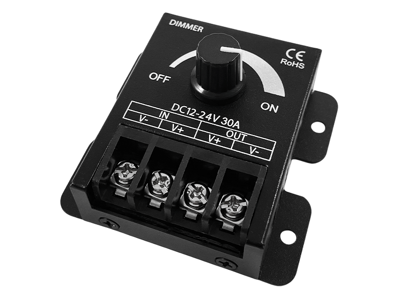 Димер OEM D-30-Manual-B настінна панель 30A 12-24V Чорний (9630)