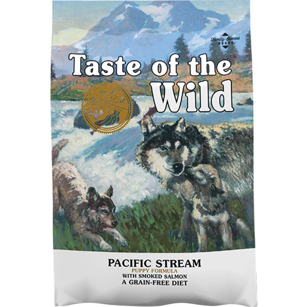 Корм сухой TASTE OF THE WILD High Pacific Stream Puppy Formula для щенков всех пород с копченым лососем 5,6 кг (9756-HT77)