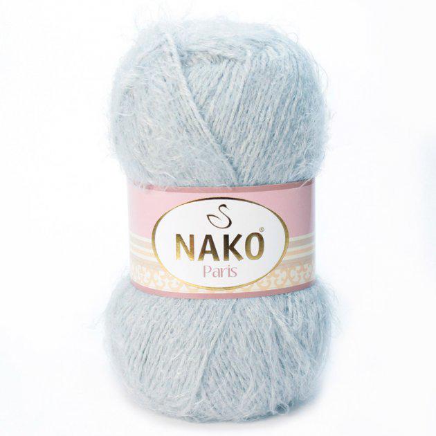 Пряжа Nako Paris 10914 серый (2572)