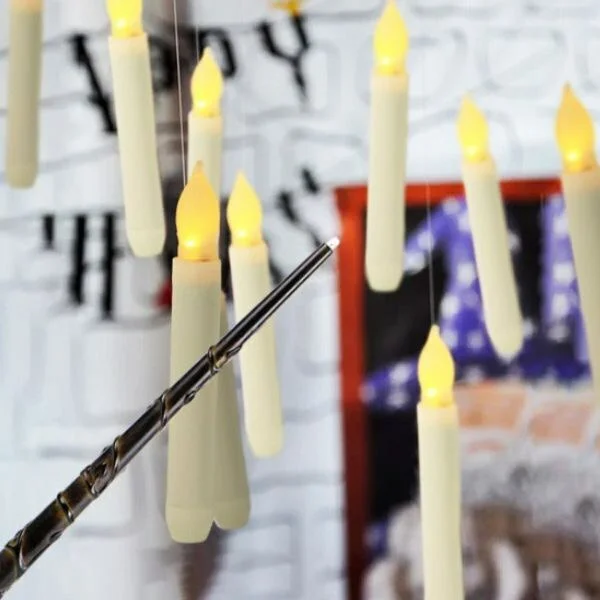 Світлодіодний світильник на батарейці з пультом дистанційного керування у вигляді Чарівної палички 12 шт. (D00376-1) - фото 4 Світлодіодний світильник на батарейці з пультом дистанційного керування у вигляді Чарівної палички 12 шт. (D00376-1) - фото 4