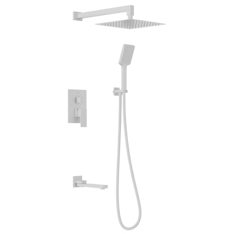 Душевая система AiM DG 205-3 скрытого монтажа латунь Белый матовый (RS-DG 205-3 frosted white)