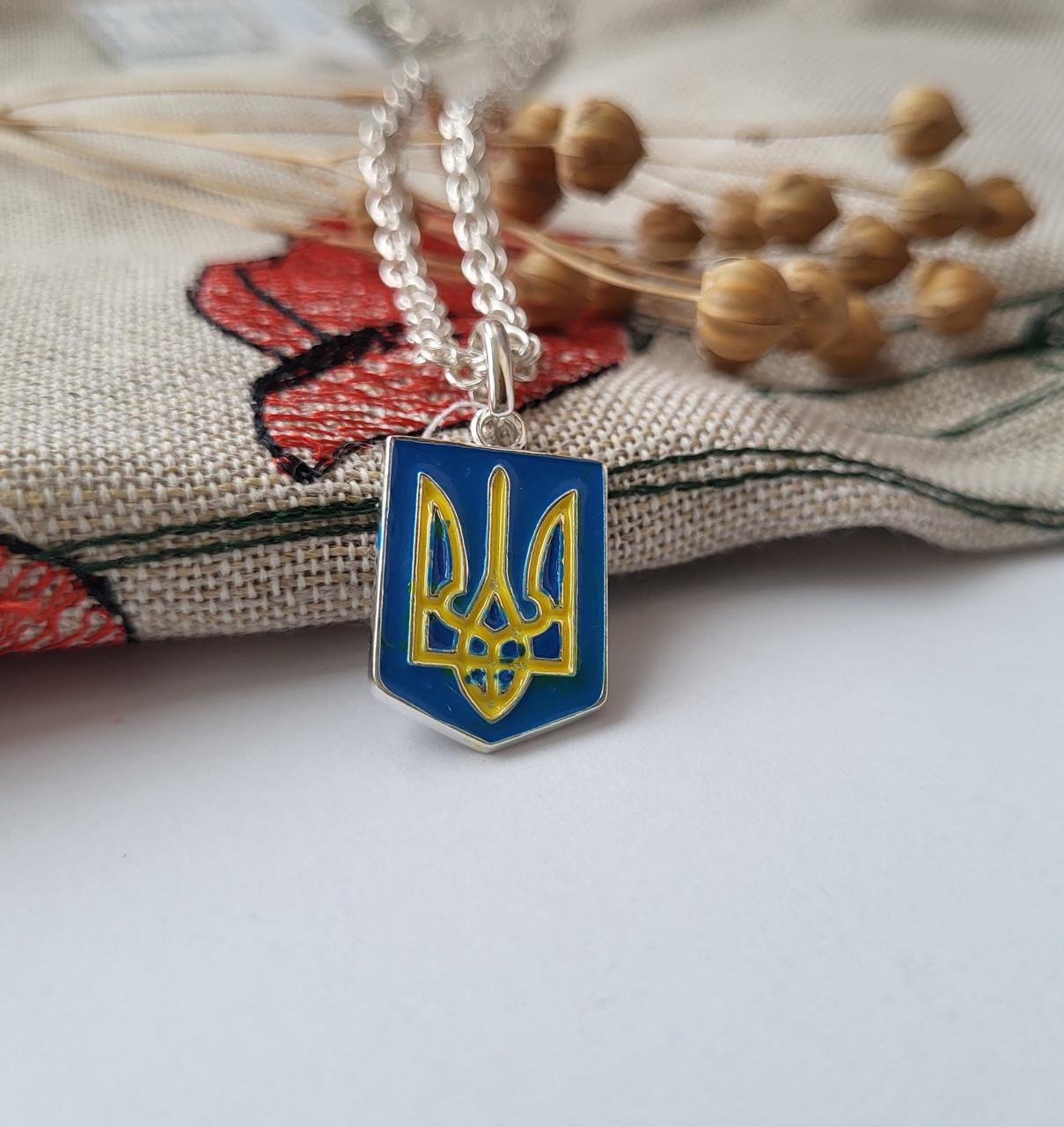 Кулон Трезуб из серебра 925 проба 3,50 г (38215)