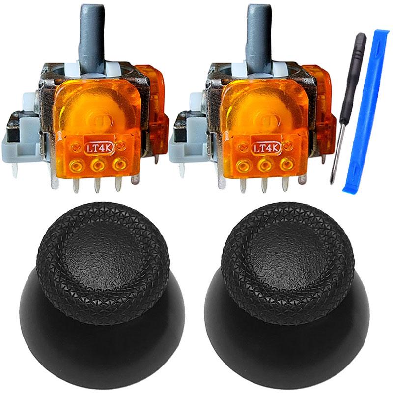 Механізм 3D геймпада PS5 TMR 2 шт./стік V1 2 шт. Чорний/викрутка/лопатка