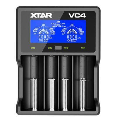 Зарядний пристрій розумний Xtar VC-4 LED 4 канали