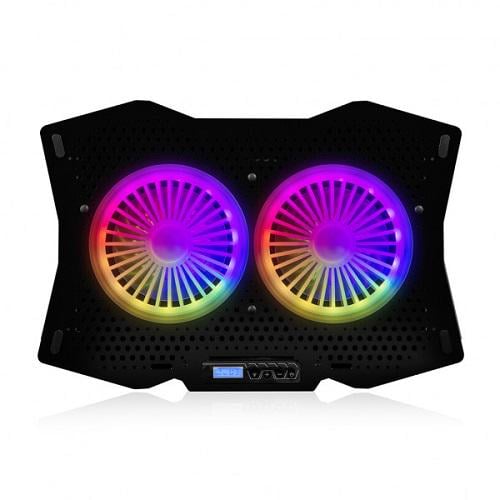 Підставка для ноутбука Modecom Silent Fan PL-MC-CF-18-RGB RGB 60 см (565306)