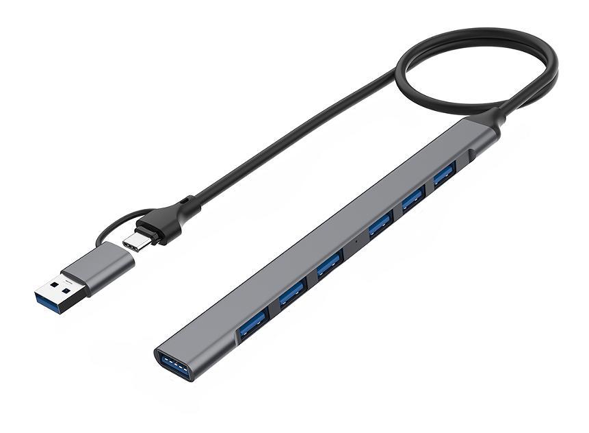 XOKO AC 700m USB/Type c 3,0 chip 7 USB hub