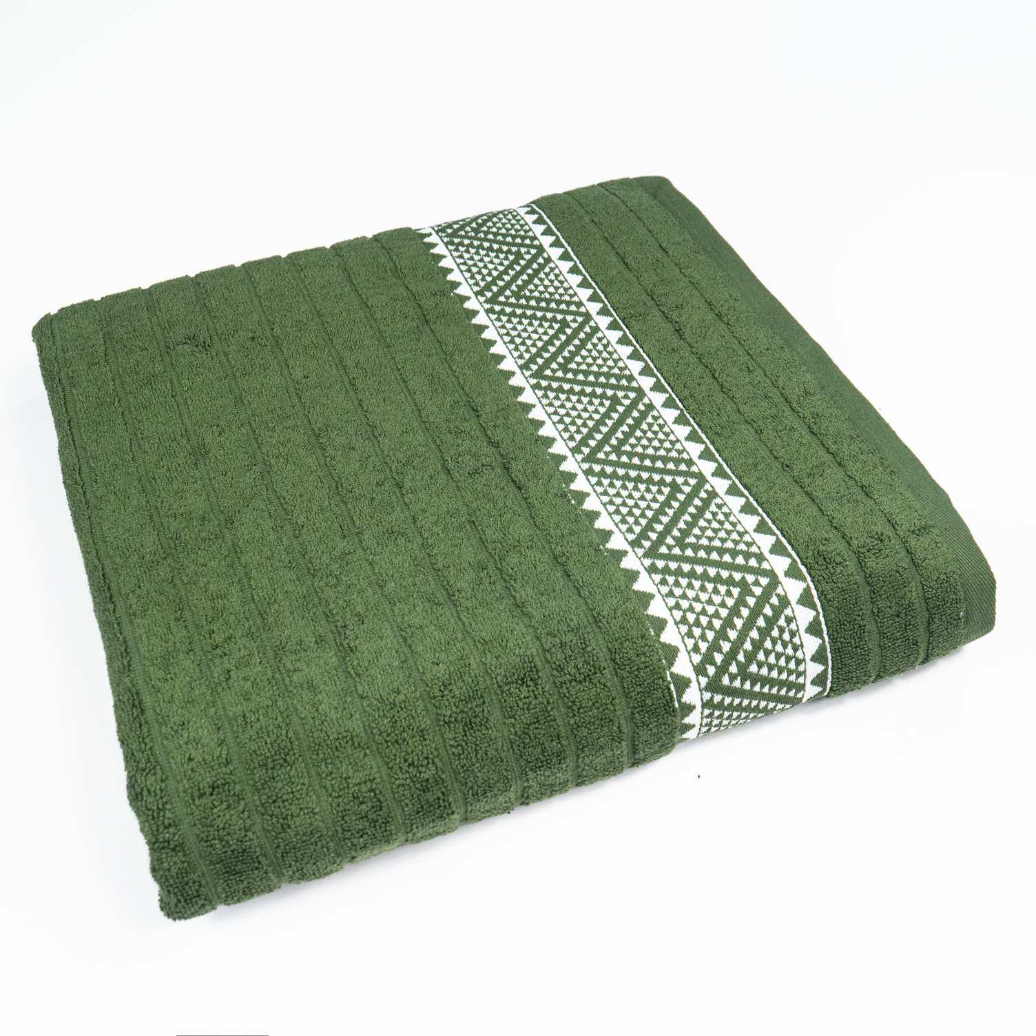 Полотенце банное махровое GM Textile Зипп 70х140 см Хаки (500-140-zipp-Khaki)