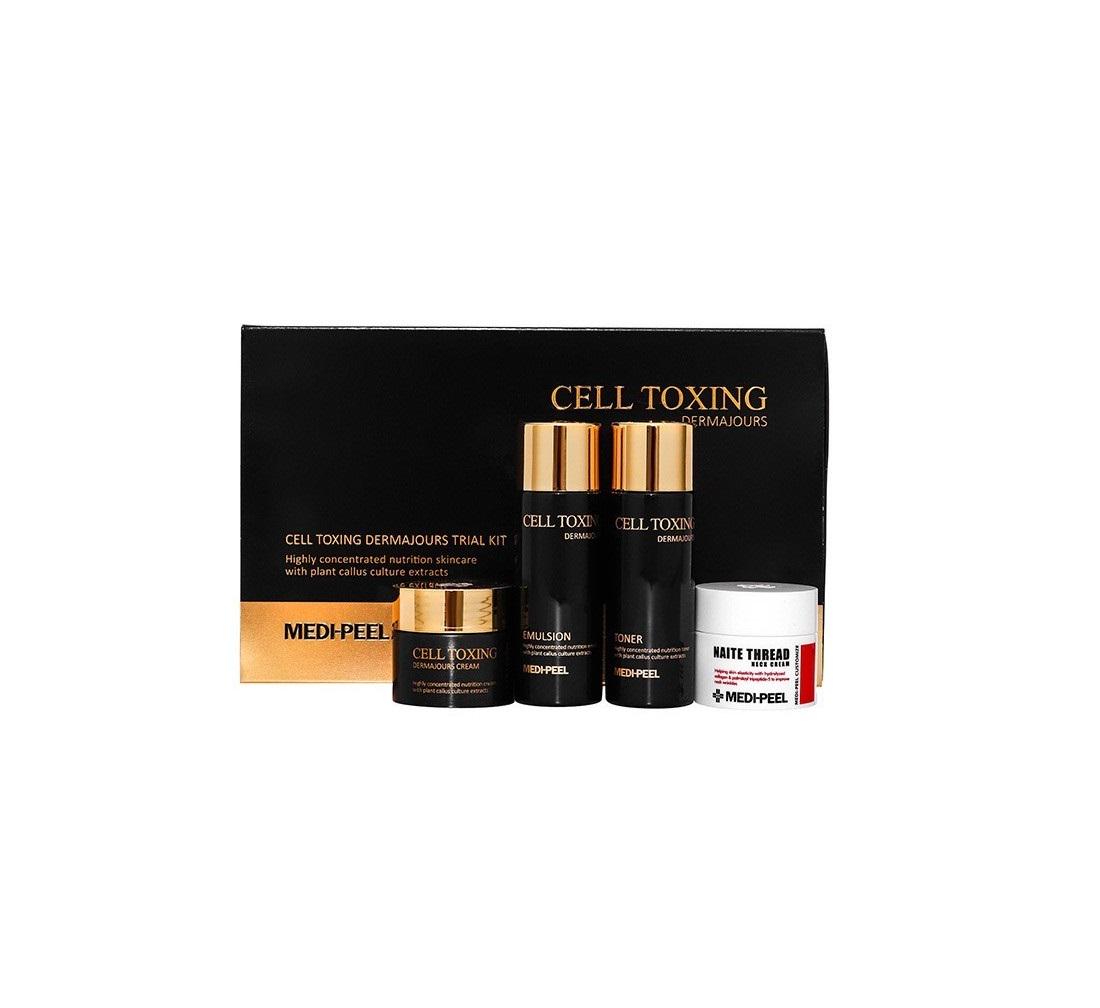 Мини набор со стволовыми клетками для кожи лица CELL TOXING DERMAJOURS TRIAL KIT Medi-Peel (8809409346762)