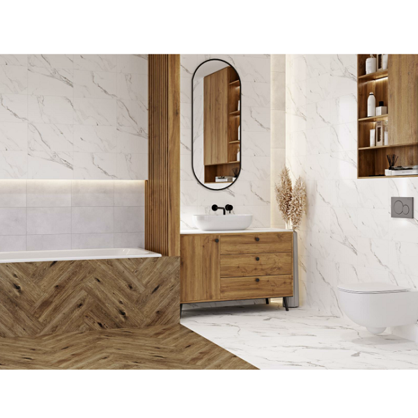 Керамічна плитка для стін Cersanit ARCTIC STONE 25x40 см White Glossy - фото 2