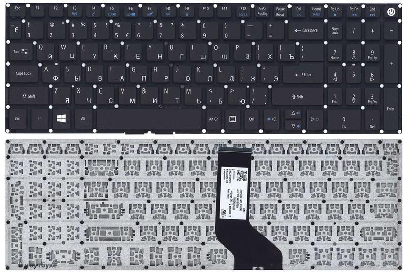 Клавиатура для ноутбука Acer Aspire E5-522/E5-522G/V3-574G/E5-573/E5-573G/E5-573T/E5-573T/E5-532G Black
