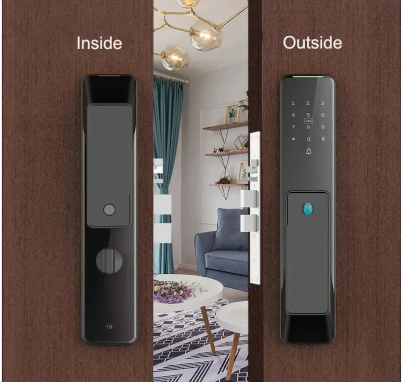 Замок дверний біометричний розумний SEVEN LOCK SL-7775BF Black (2047841346) - фото 5 Замок дверний біометричний розумний SEVEN LOCK SL-7775BF Black (2047841346) - фото 5