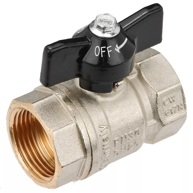 Шаровой кран General Fittings 1″ ВВ прямой, латунь (7S00M1N101000A) Шаровой кран General Fittings 1″ ВВ прямой, латунь (7S00M1N101000A)