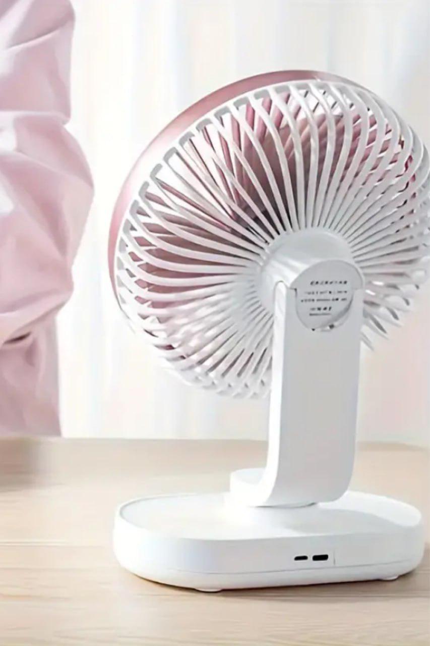 Вентилятор від usb для кемпінгу офісу та будинку MLS6110 Білий (edd02f6f) - фото 4