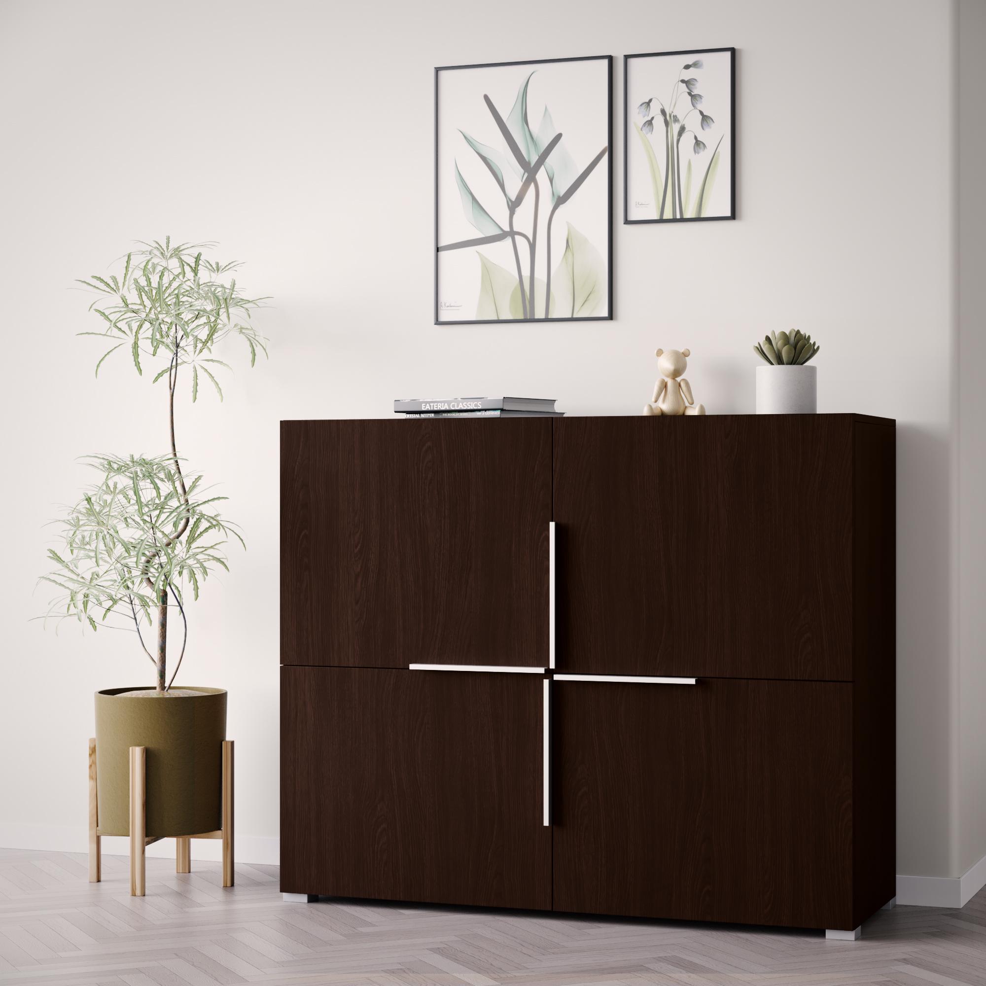 Комод с полками Винус ЛДСП КМ-120 Винус 1000х1200х420 мм Венге магия