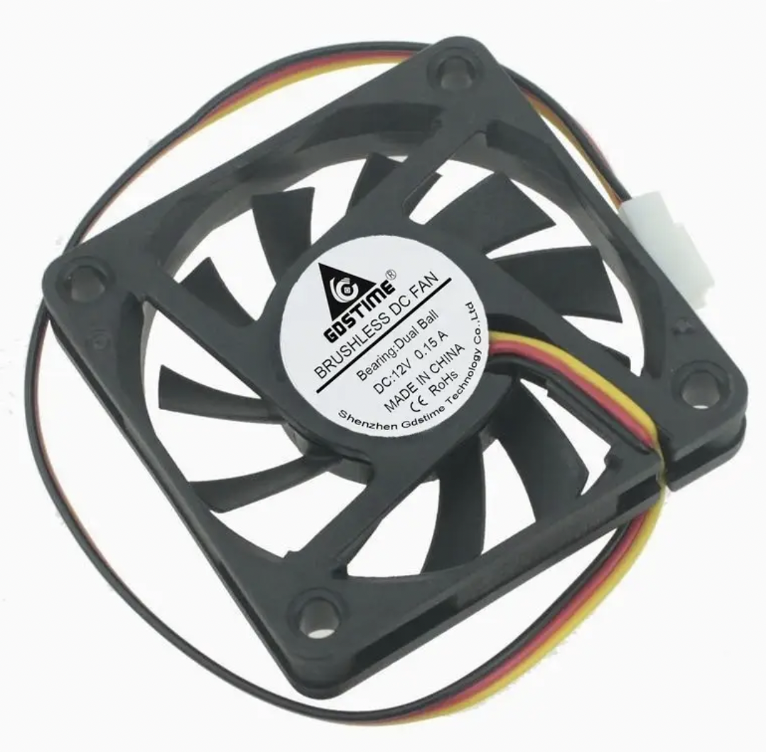 Вентилятор GDSTIME GDA6010 для 3D-принтера та ЧПУ безщітковий 12V (GDA6010_12v)