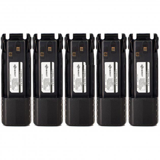 Акумуляторна батарея Mirkit для рації Baofeng UV-82/BL-8 3800 мАг 5 шт. (008691)