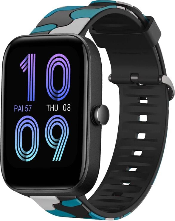 Ремешок Tactic Camouflage для Amazfit Bip 3/Pro Blue (32919-28) - фото 1 Ремешок Tactic Camouflage для Amazfit Bip 3/Pro Blue (32919-28) - фото 1