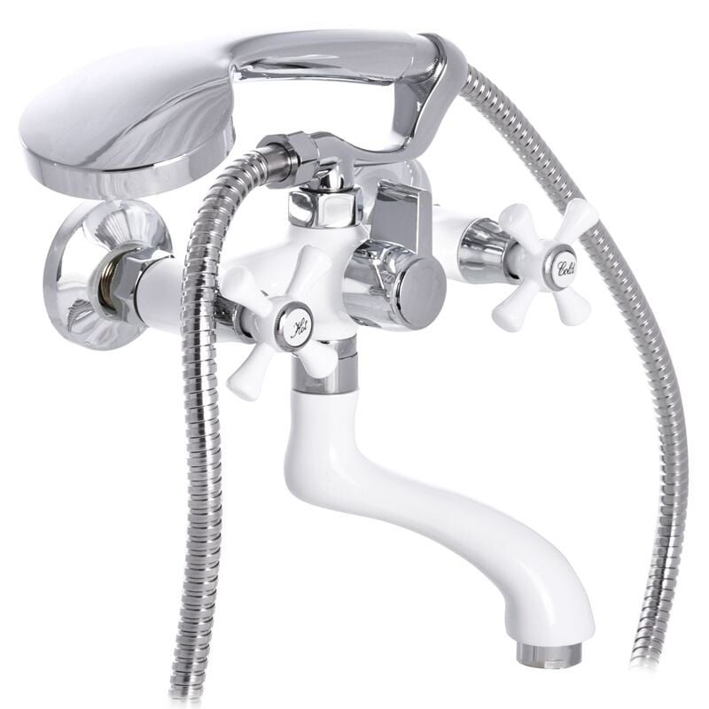 Смеситель для ванны MIXXUS OMEGA 142 White (MI2769)