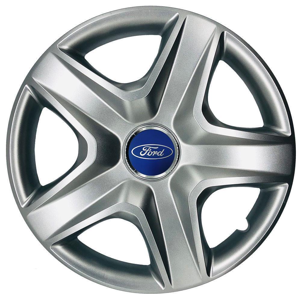 Колпаки SJS 202 с логотипом Ford 4 шт. R14 Серебряный (2654556222)