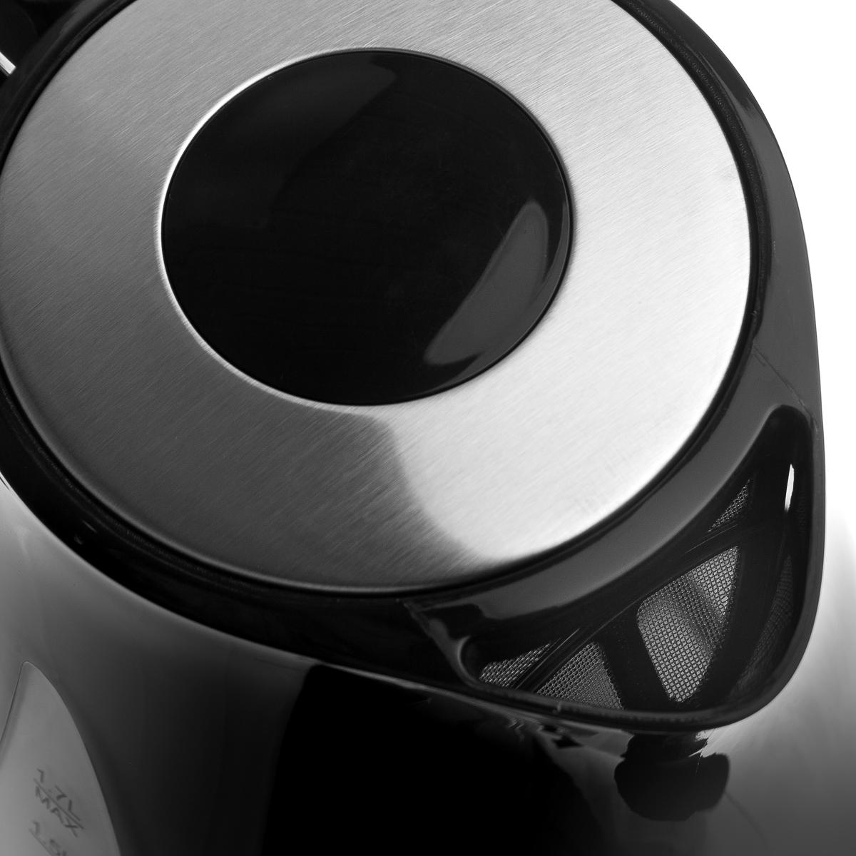 Електрочайник First FA-5417-6-BA 1,7 л 2200 Вт Black (26450404) - фото 4 Електрочайник First FA-5417-6-BA 1,7 л 2200 Вт Black (26450404) - фото 4