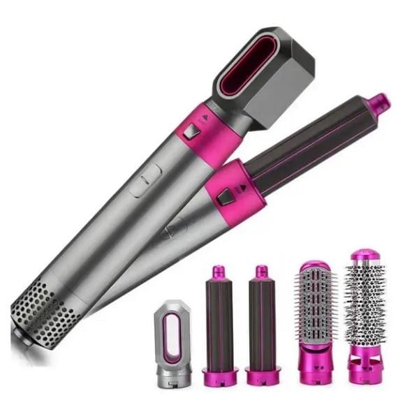 Стайлер Hair Brush Styler для укладки волос с насадками 5в1 (8617271)