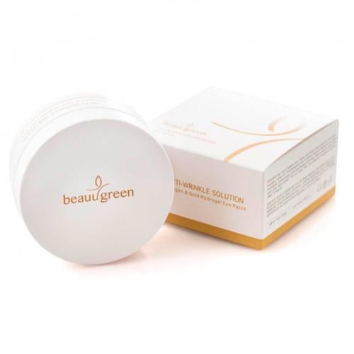 Гидрогелевые патчи Collagen and Gold Hydrogel Eye Patch BeauuGreen стандартного размера 60 шт. (8809389030552) - фото 3