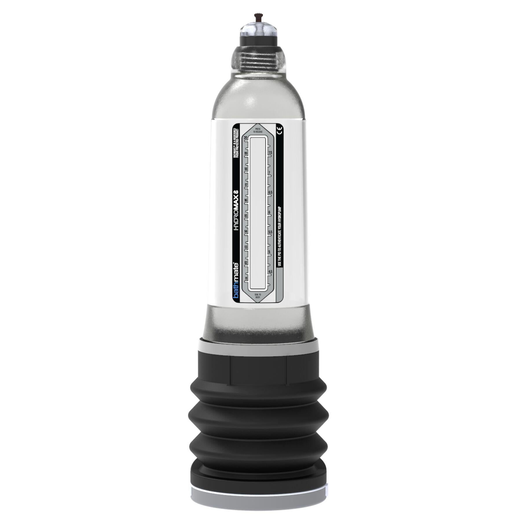 Гидронасос Bathmate Hydromax 8 Clear/для члена длиной от 15 до 20 см/диаметр до 5,5 см