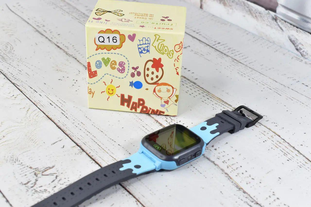 Часы детские Smart Baby Watch Q16 Blue (778900) - фото 4