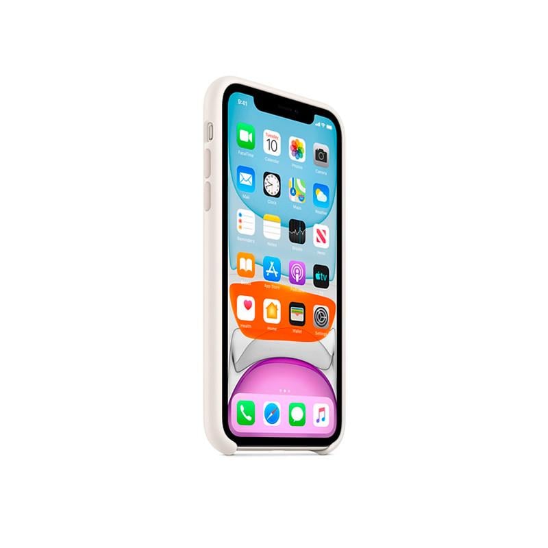 Чехол-накладка Apple Silicone Case for iPhone 11, White (MWVX2) Оригинал