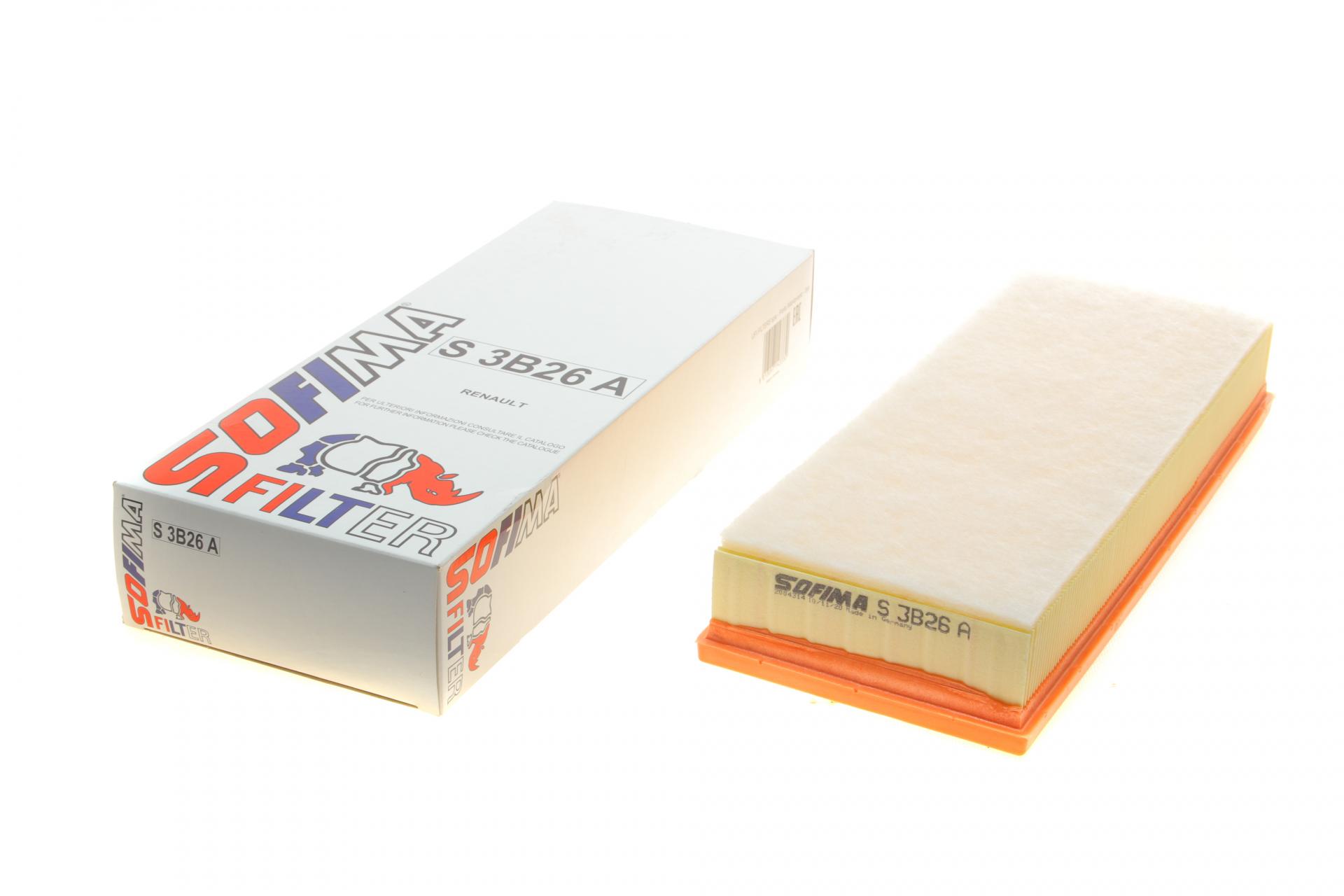 Фільтр повітряний SOFIMA для Renault Laguna 3,0 dCi/3,5 V6 08-15- (S 3B26 A)