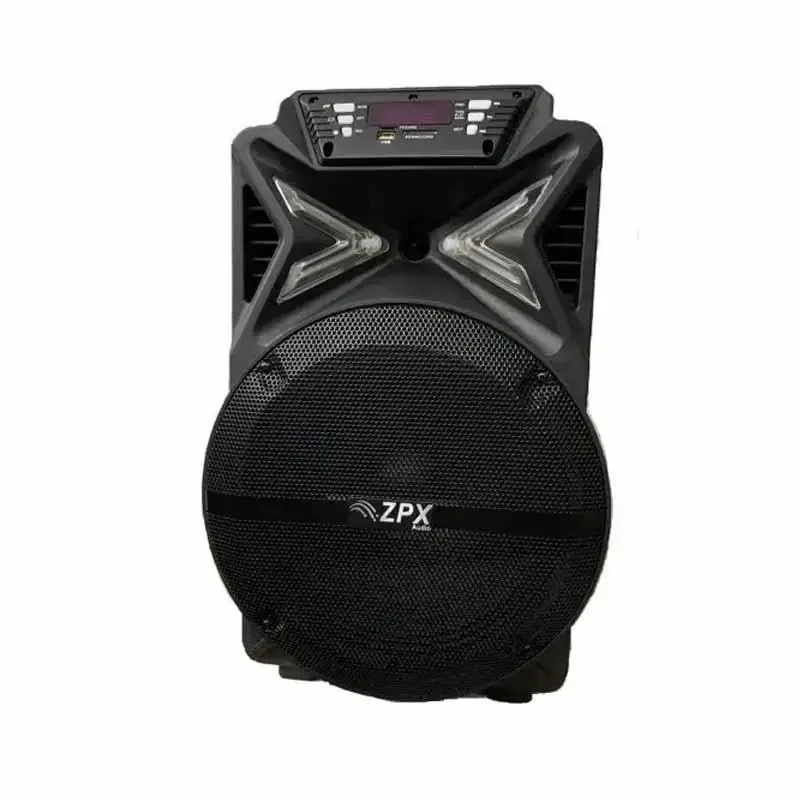 Портативная колонка с микрофоном ZPX ZX-7781 BT USB/Bluetooth/FM/LED/TWS 350W и пульт Д/К (2613853200)