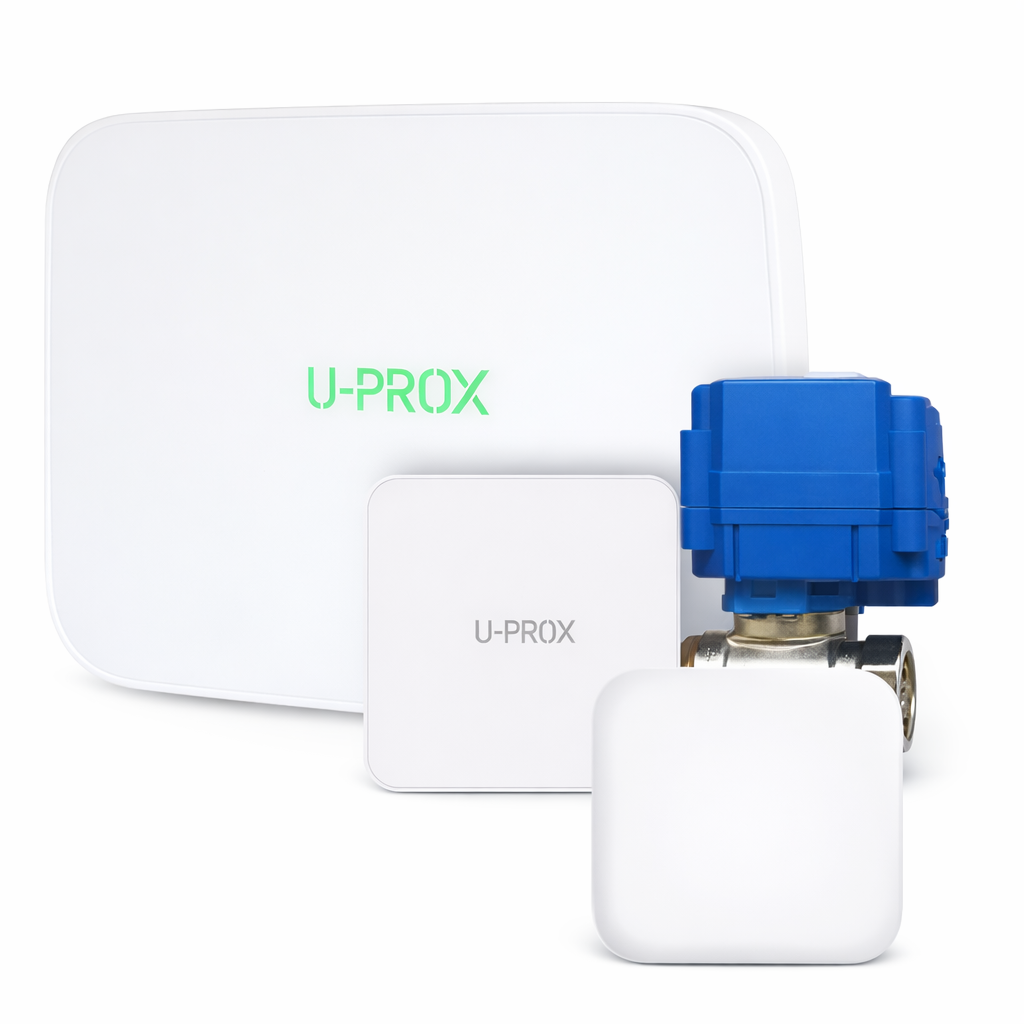 Комплект запобігання затопленню бездротовий U-PROX DN20 Wi-Fi 3/4" IP67 Білий (31980606) Комплект запобігання затопленню бездротовий U-PROX DN20 Wi-Fi 3/4" IP67 Білий (31980606)