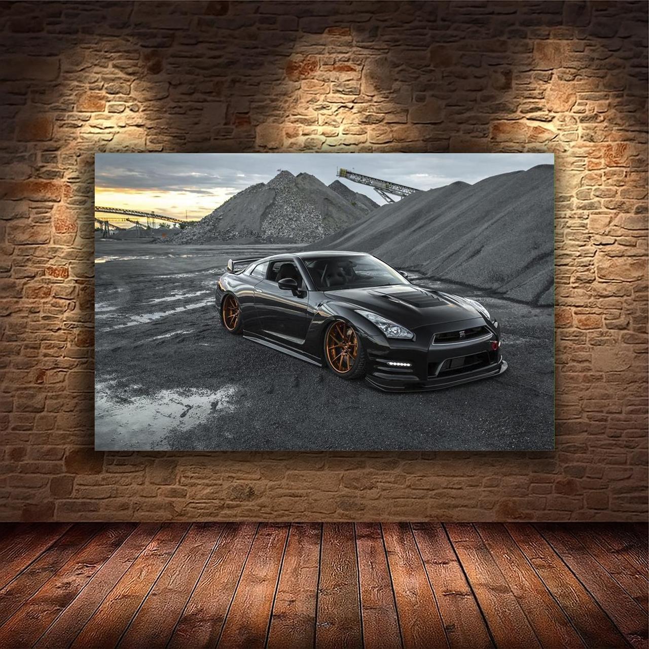 Картина на холсте Спортивный автомобиль 35x55 см (M179)