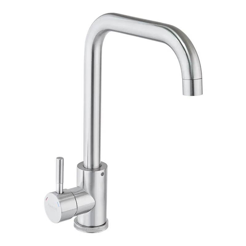 Змішувач для кухні Armata SUS-011-GN з нержавіючої сталі Хром (CH6190)