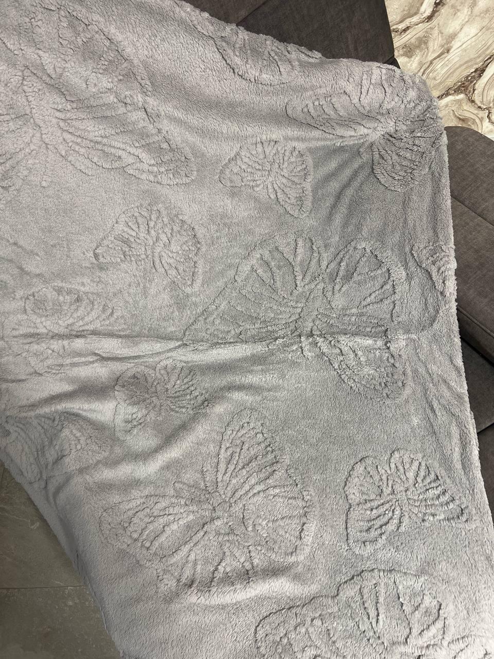 Плед плюшевий 3Д на диван 200х230 см Сірий (П4К-Mpled003-03) - фото 2 Плед плюшевий 3Д на диван 200х230 см Сірий (П4К-Mpled003-03) - фото 2