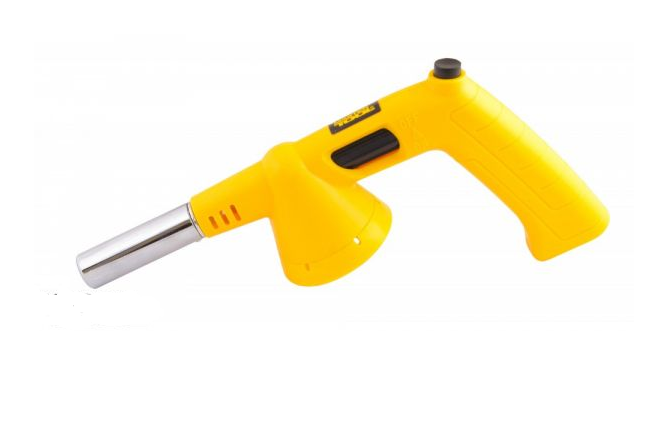 Горелка для газового баллона Mastertool Везувий с пьезоподжигом з керамической защитной ручкой 1300°С 20 мм (44-5037)