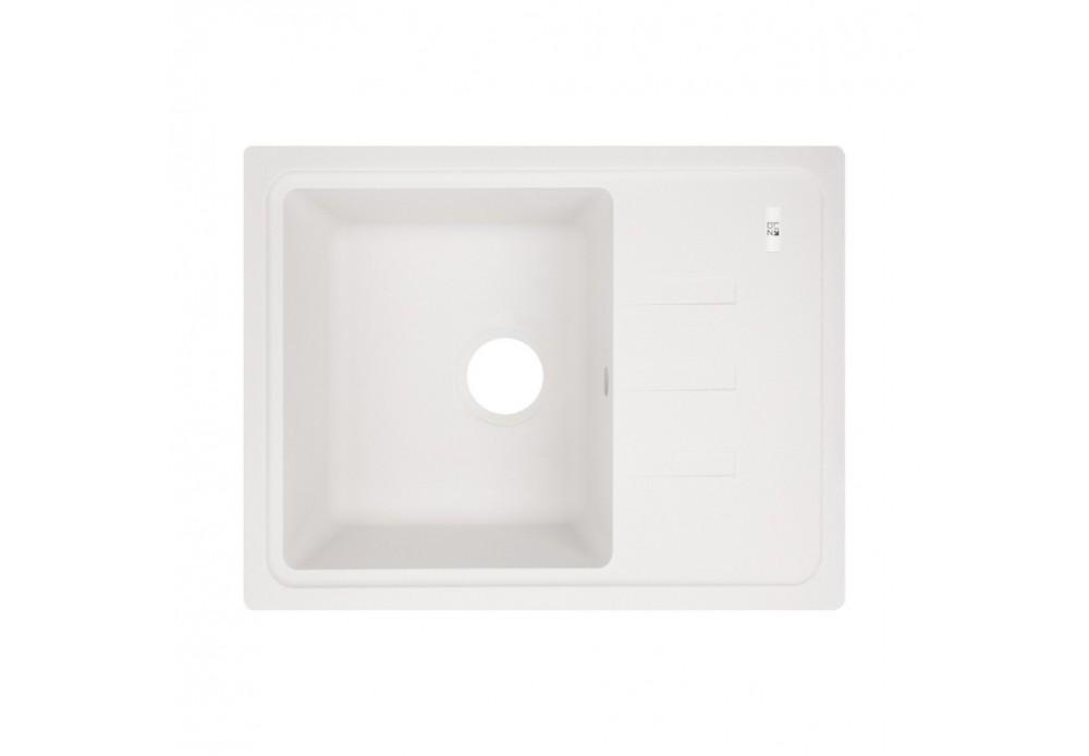 Кухонна мийка Lidz 620x435/200 WHI-01 (LIDZWHI01620435200)