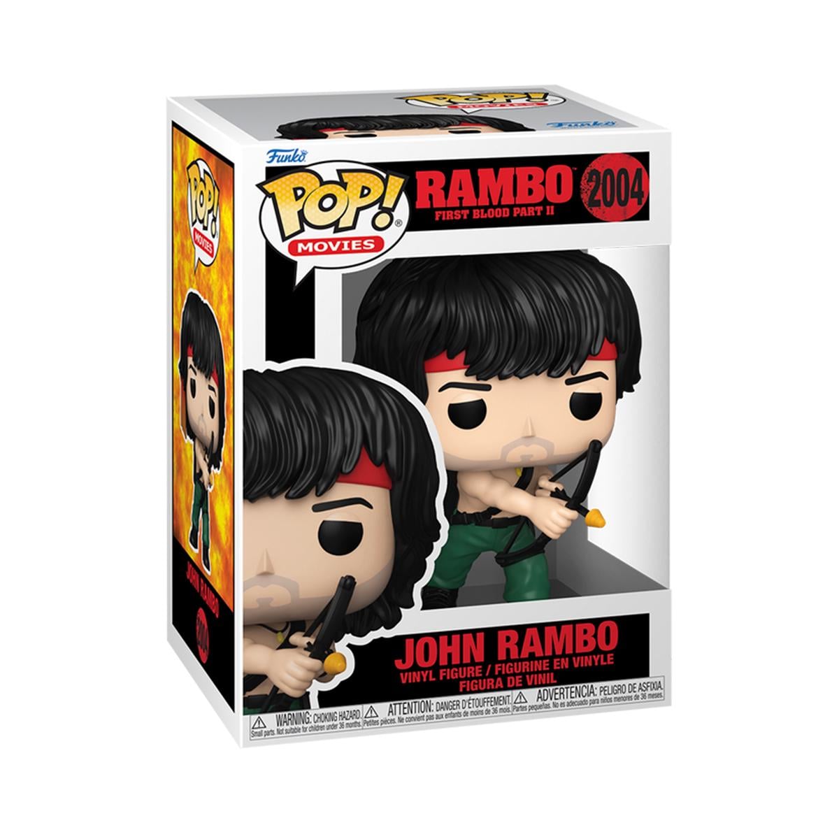 Детская игровая фигурка Funko POP Rambo John Rambo с луком Многоцветный (90362)