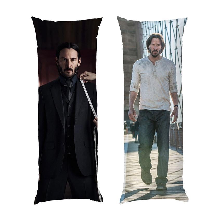 Подушка дакимакура Keanu Reeves John Wick габардин 180х60 см (111866-4)