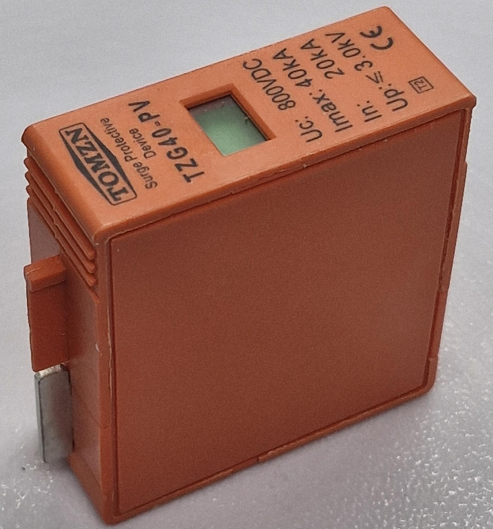 Вставка-вкладиш ПЗІП 800V DC TOMZN TZG40-PV 20-40KA блискавкозахист розрядник ПЗІП для сонячних панелей PV SPD постійного струму УЗІП - фото 8 Вставка-вкладиш ПЗІП 800V DC TOMZN TZG40-PV 20-40KA блискавкозахист розрядник ПЗІП для сонячних панелей PV SPD постійного струму УЗІП - фото 8